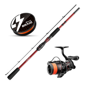 Lake X Perch 7'2'' X-5-25g & Vortex Spinning Combo