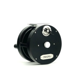 Iwana Retro 1:2 Multiplier Salmon Reel Black - 3,75'' Wide