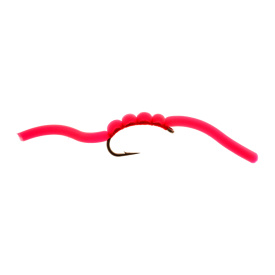 Umpqua Squirmy Wormie - Bloodred 