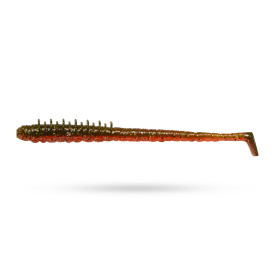 Westin Wiggle Worm Creaturebait 11cm, 4g (4-Pcs) - Motoroil Moss