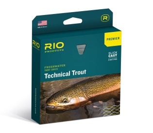 RIO Premier Technical Trout DT Fly Line Sky Blue/Peach# 4
