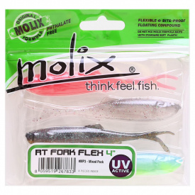 Molix RT Fork Flex 10cm (4pcs) - Mixed Pack 3
