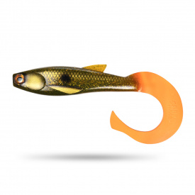 Scout Shad Curly 30cm - Motoroil Hot Tail UV V2