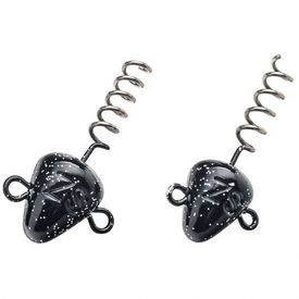 Svartzonker Screw-In-Head 50g (2-Pack), Black Glitter Lead
