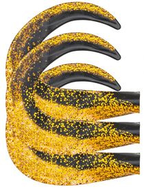 SvartZonker Glide Tail C18 Black/Gold 3-pack
