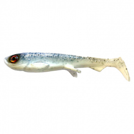 Wolfcreek Shad 11cm, 11g (4-pack) - Salt n Pepper (UV)