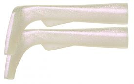 SvartZonker Big Paddle - Iridicerande pearlwhite 2-pack