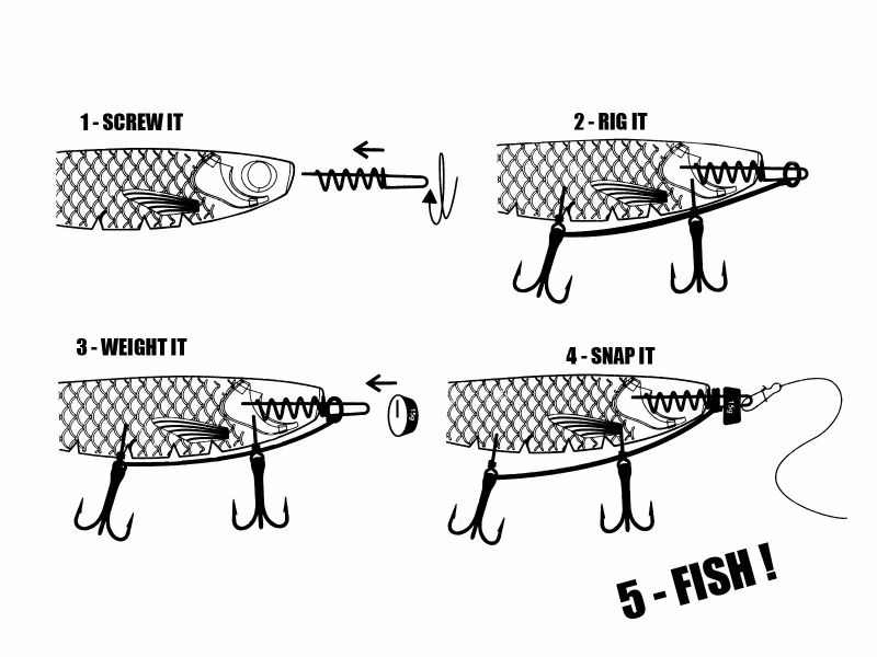 Pike Running Rigs VMC Pike Rig | Sportfishtackle.no