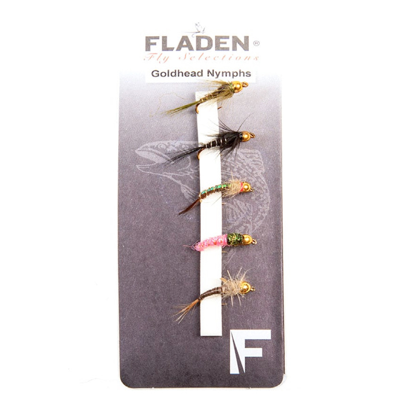 Fladen Maxximus Flies Goldhead Nymphs 5-pack