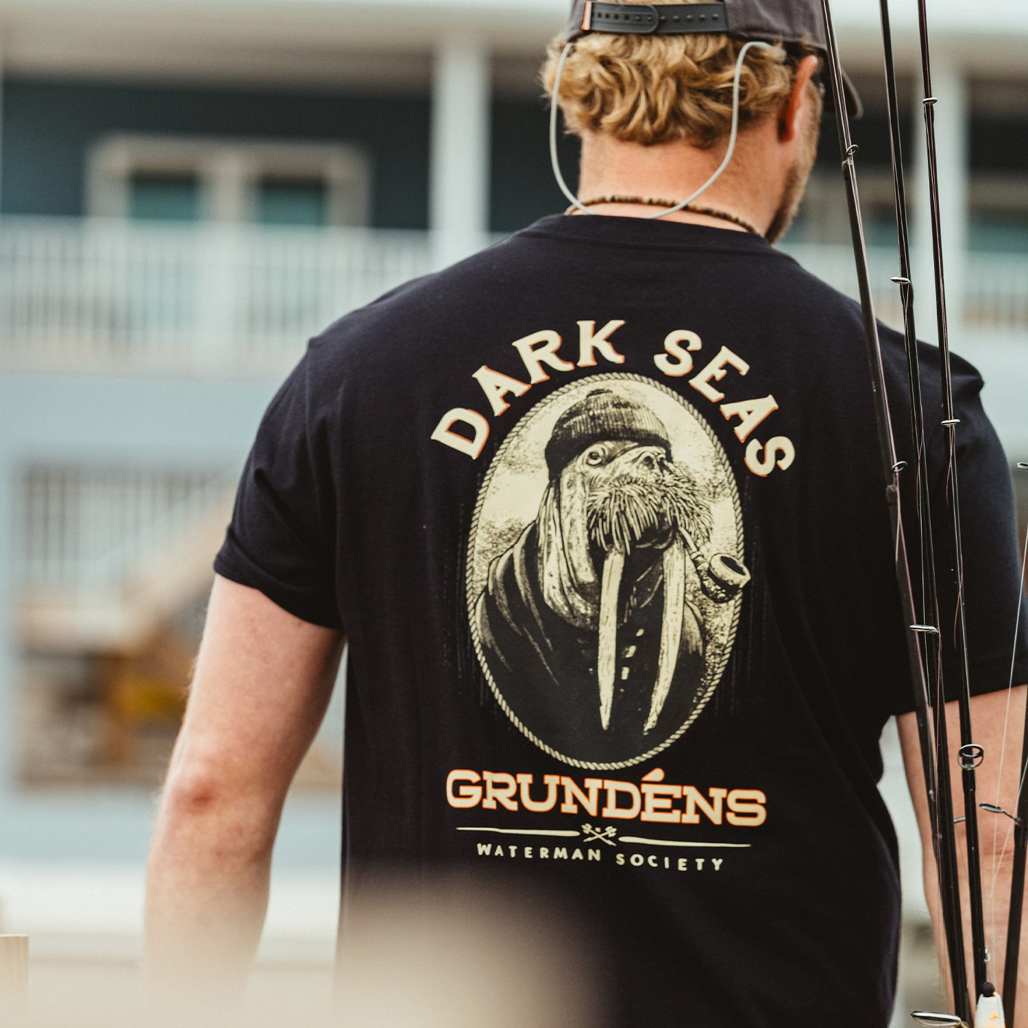 Grundéns Dark Seas X Seaworthy SS T-Shirt Black