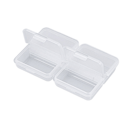 Meiho Accessories Box, 95x68x18 - 4 Comp - Clear