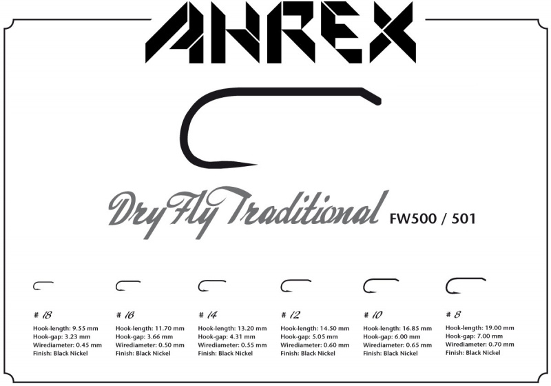 Ahrex FW500 - Dry Fly Traditional