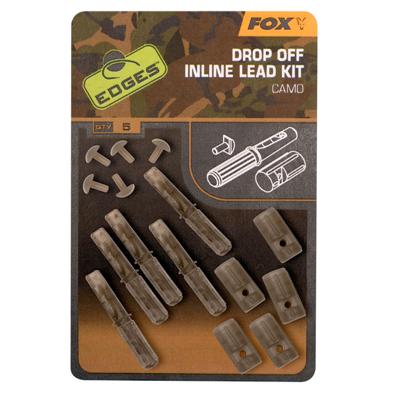 Fox Edges Camo Inline Lead Drop Off Kits 5pcs