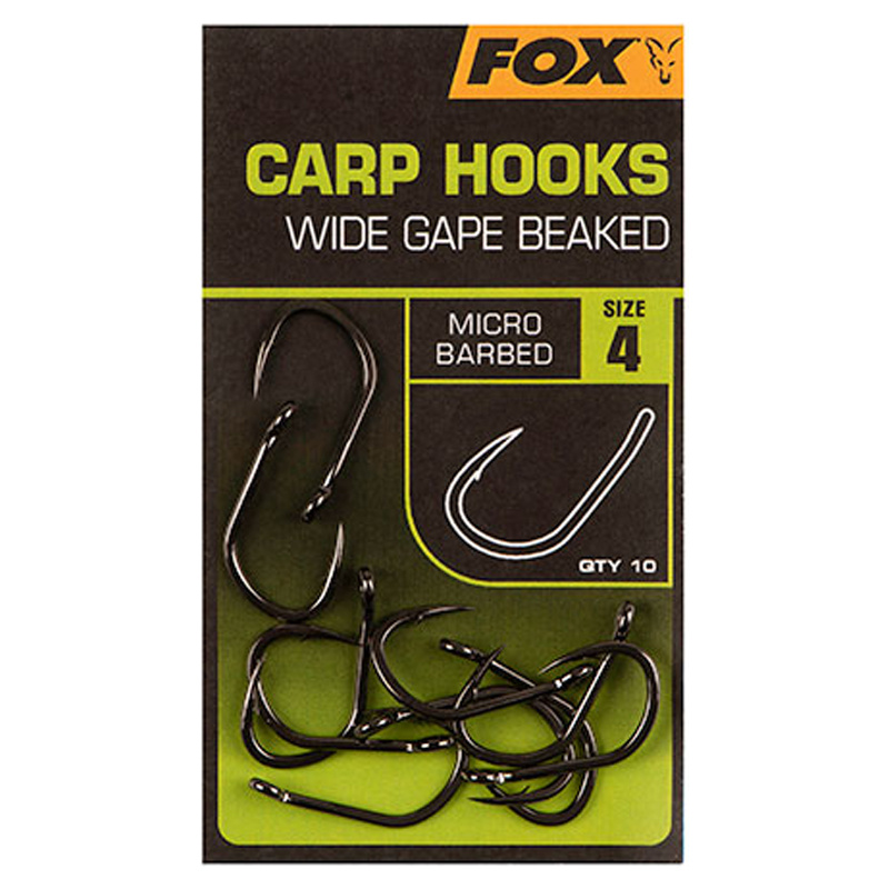 Fox Carp Hooks Wide Gape