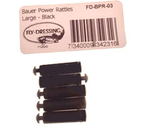 Bauer Power Rattles Large Black, 5-pack