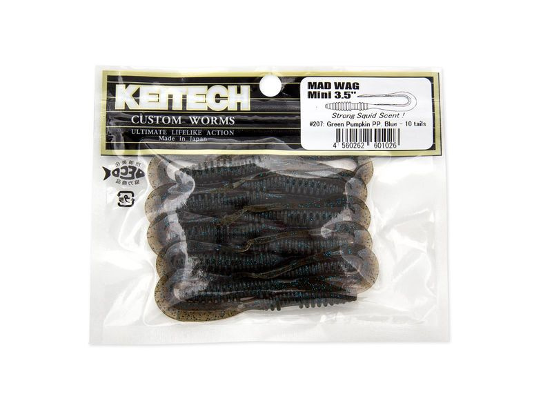 Keitech Mad Wag Mini 8,9cm (10-pack)