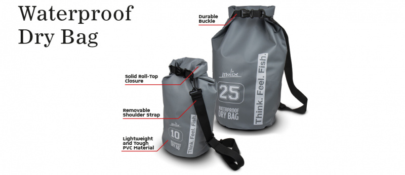 Molix Waterproof Dry Bag 25 LT Grey