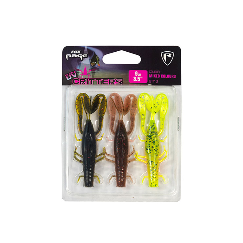 Fox Rage Critter mixed colour pack 3-pack
