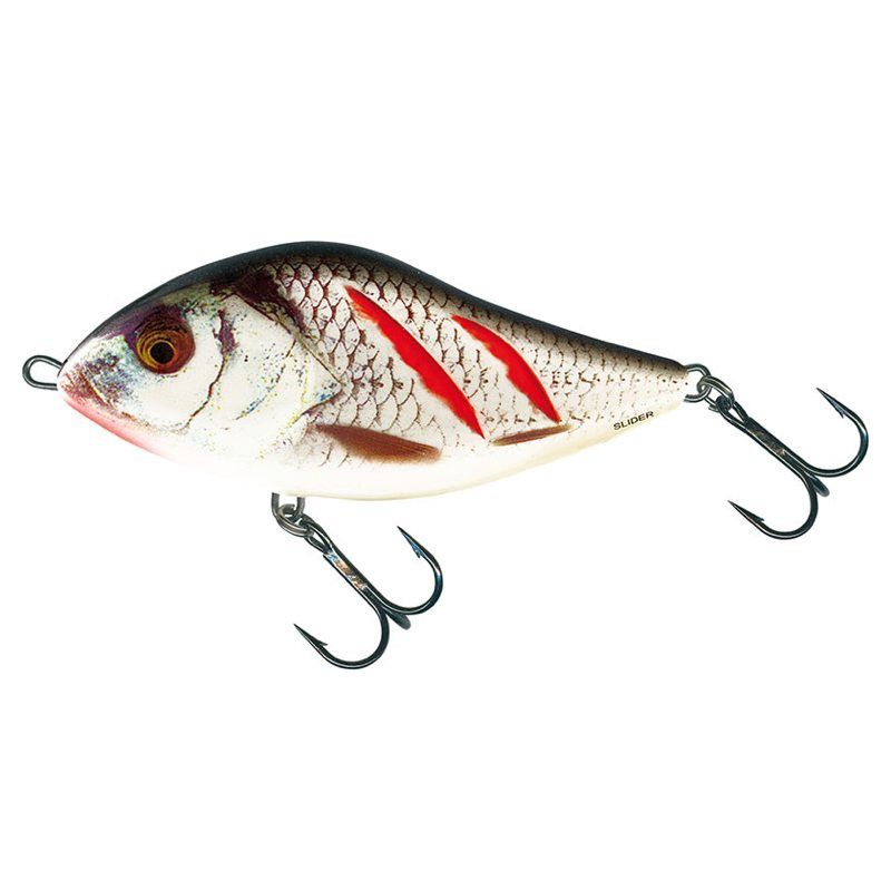 Salmo Slider 12cm, 70g Sinking - Wounded Real Grey Shiner
