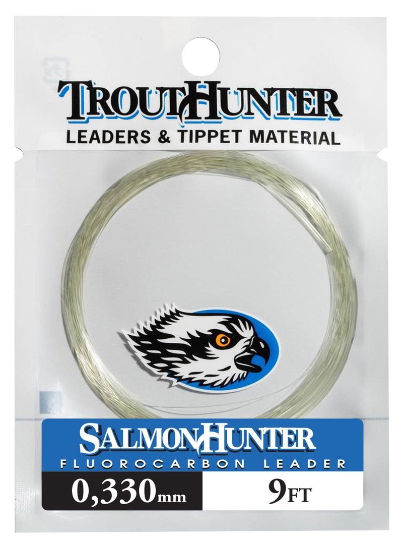 Trout Hunter SalmonHunter Fluorocarbon Tapered Leader 9ft